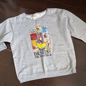 Dr. Seuss Character Gray Sweatshirt